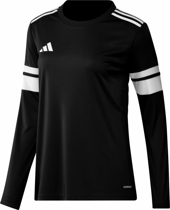 Adidas - Squadra 25 Long Sleeve Player Jersey Women - Noir & blanc