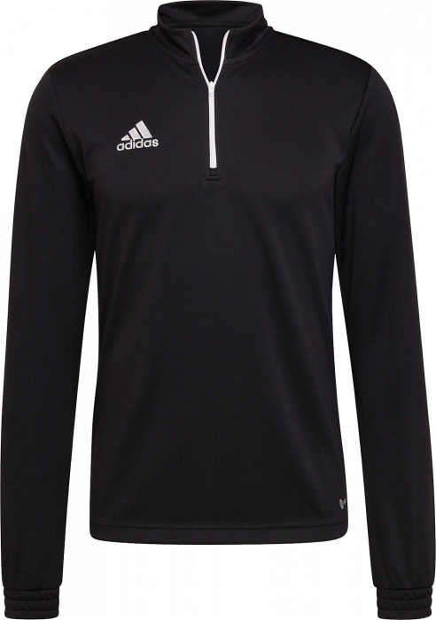 Adidas - Entrada 22 Træning Top With Half Zip - Noir & blanc