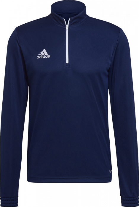 Adidas - Entrada 22 Træning Top With Half Zip - Navy blue 2 & bianco