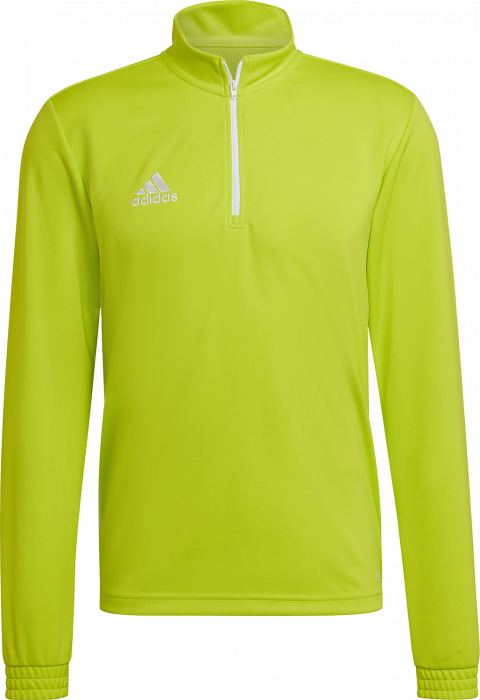 Adidas - Entrada 22 Træning Top With Half Zip - Semi sol & biały