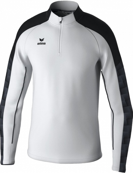 Erima - Evo Star Training Top Half Zip - White & black