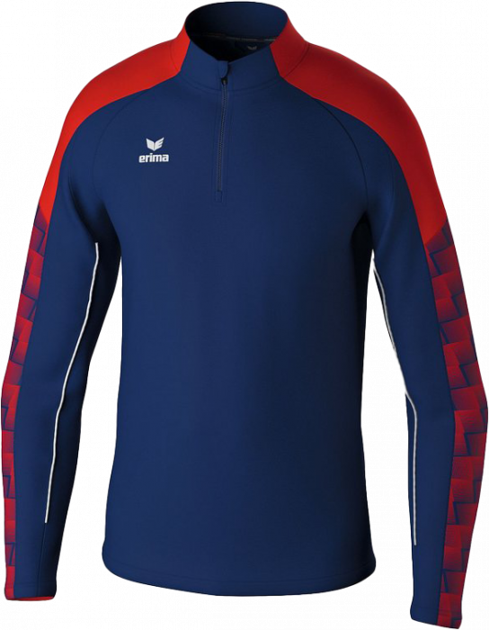 Erima - Evo Star Training Top Half Zip - New Navy & rood