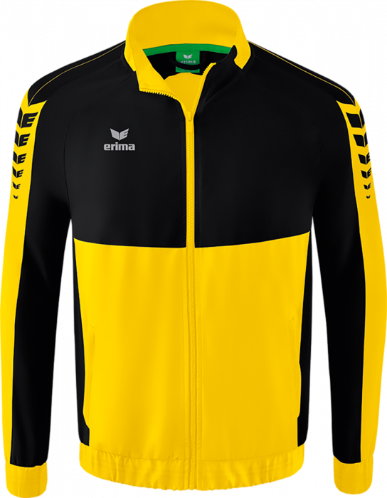 Erima - Six Wings Presentation Jacket - Yellow & nero