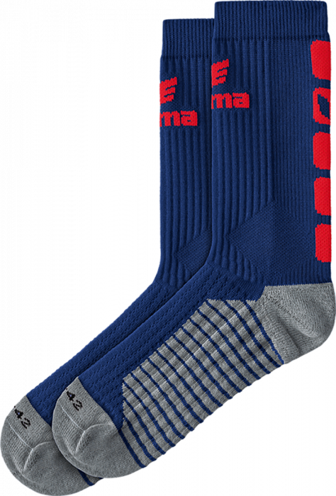 Erima - Classic 5-C Socks - New Navy & röd