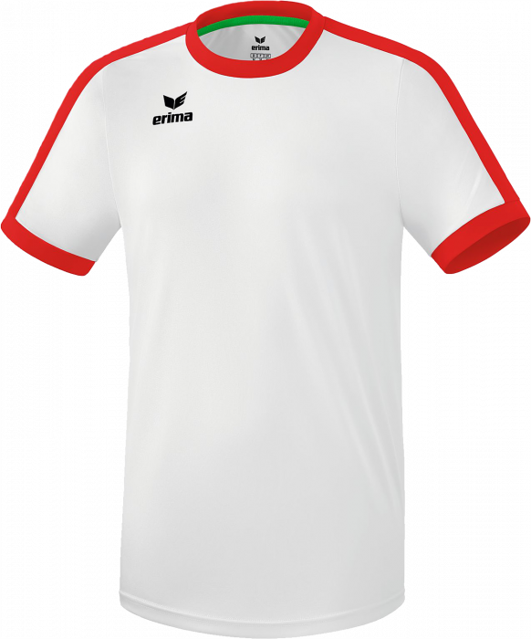 Erima - Retro Star Jersey - Blanc & ruby red