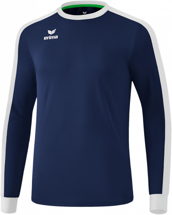 Erima - Retro Star Longsleeve Jersey - Marine & weiß