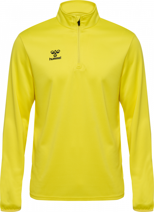 Hummel - Essential Training Sweat With Half Zip - Blazing Yellow