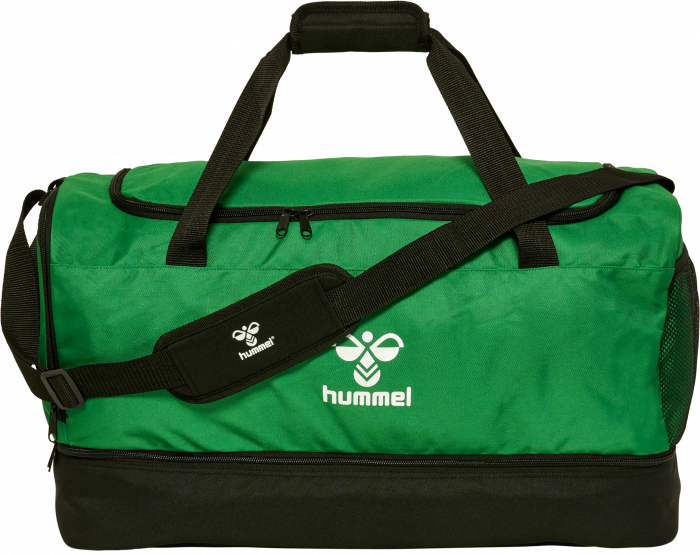 Hummel - Core 2.0 Sports Bag W. Shoe Compartment Small - Jelly bean & preto