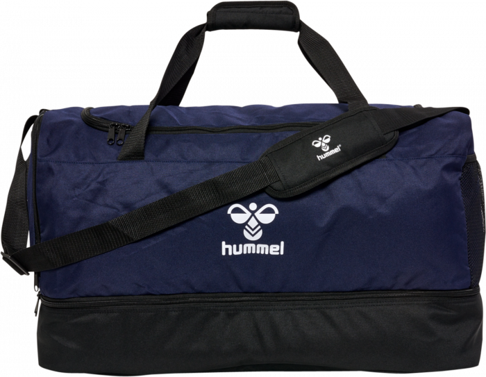 Hummel - Core 2.0 Sports Bag W. Shoe Compartment Medium - Marine & black