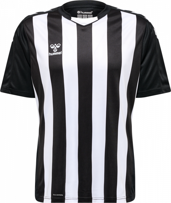 Hummel - Core Xk Striped Jersey Jr - Noir & blanc