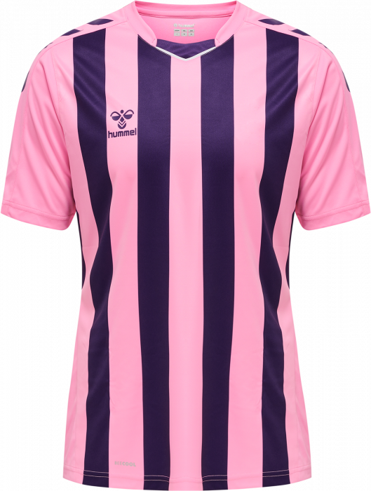 Hummel - Core Xk Striped Jersey Jr - Cotton Candy & acai