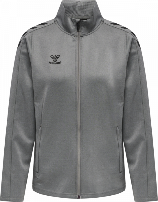 Hummel - Core Xk Poly Sweatshirt Women - Grey Melange & czarny