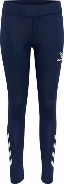 Hummel - Core Xk Tights Junior - Marine & blanc