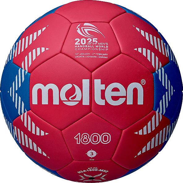 Molten - Vm 2025 Replica Handball - Blue & rojo