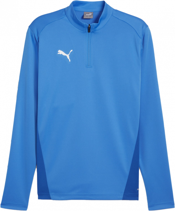 Puma - Team Goal Training Top With Half Zip Jr - Blue