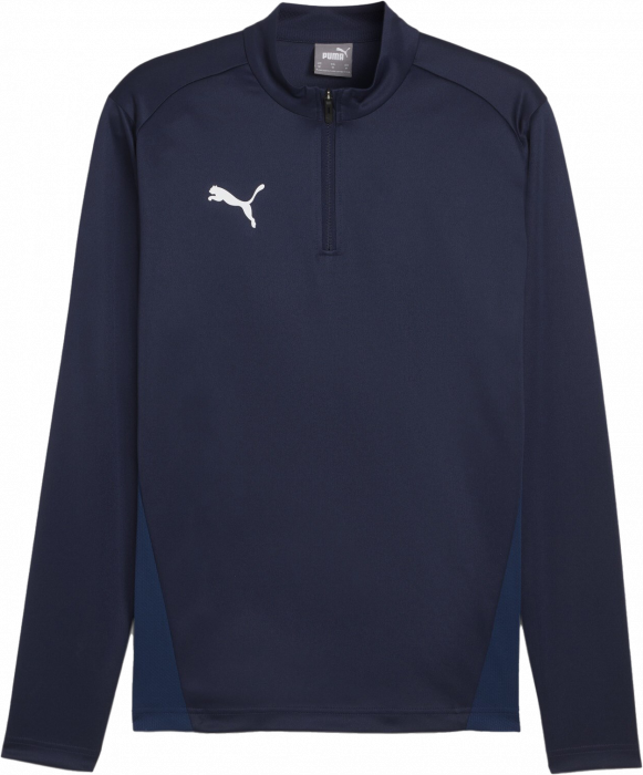 Puma - Teamgoal Training Jacket W. 1/4 Zip - Granat & biały