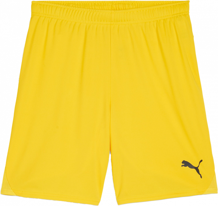 Puma - Teamgoal Shorts - Gelb & schwarz