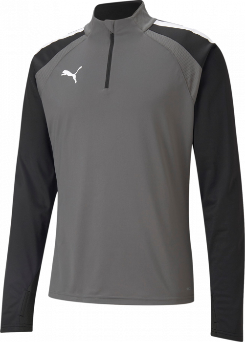 Puma - Teamliga Training 1/4 Zip Top - Smoked Pearl & nero