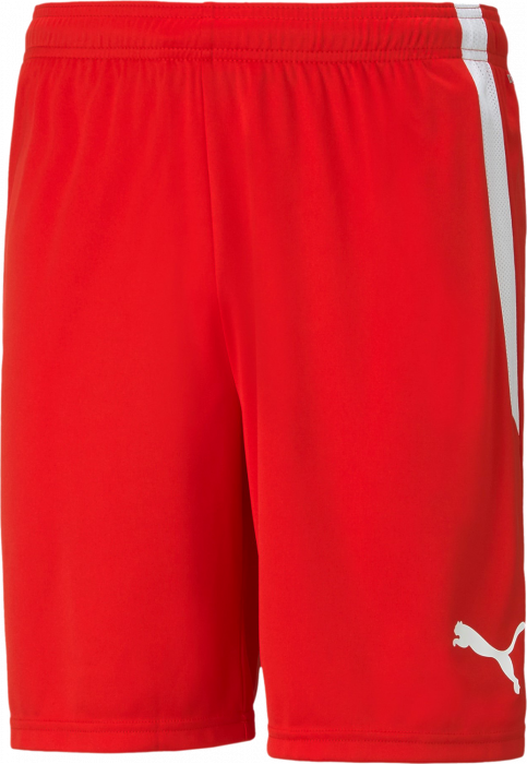 Puma - Teamliga Shorts Jr - Rouge