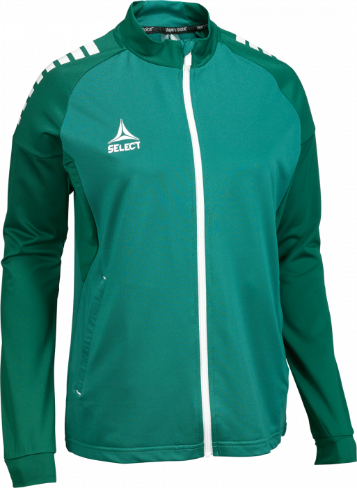 Select - Spain V25 Training Zip Jacket Women - Verde & bianco