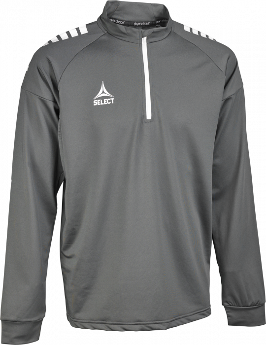 Select - Spain V25 Half-Zip Training Jacket - Grey & white