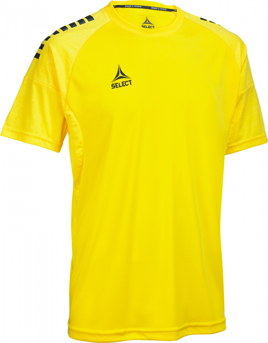Select - Spain V25 Player Shirt S/s - Amarillo & negro